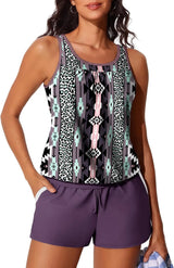 Summer Mae Womens Tankini Swimsuits Two Piece with Pockets Bathing Suits