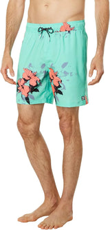 Billabong Mens Standard Elastic Waist Stretch Sundays Layback Boardshort Swim Short Trunk, 17 Inch Outseam