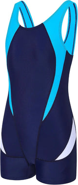 J.E Sterguard Girls' One Piece Swimsuit Athletic Girls Bathing Suits, Competition Girl Swimsuits Size 6-16 Years