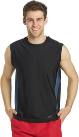 Sporti Men's Rash Guard Sleeveless UPF 50+ Comfort Fit, Athletic Shirts