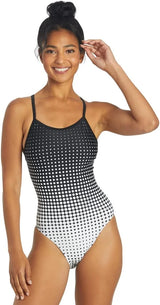 Sporti Women's Athletic Thin Strap One Piece Swimsuit, Bathing Suits Adults