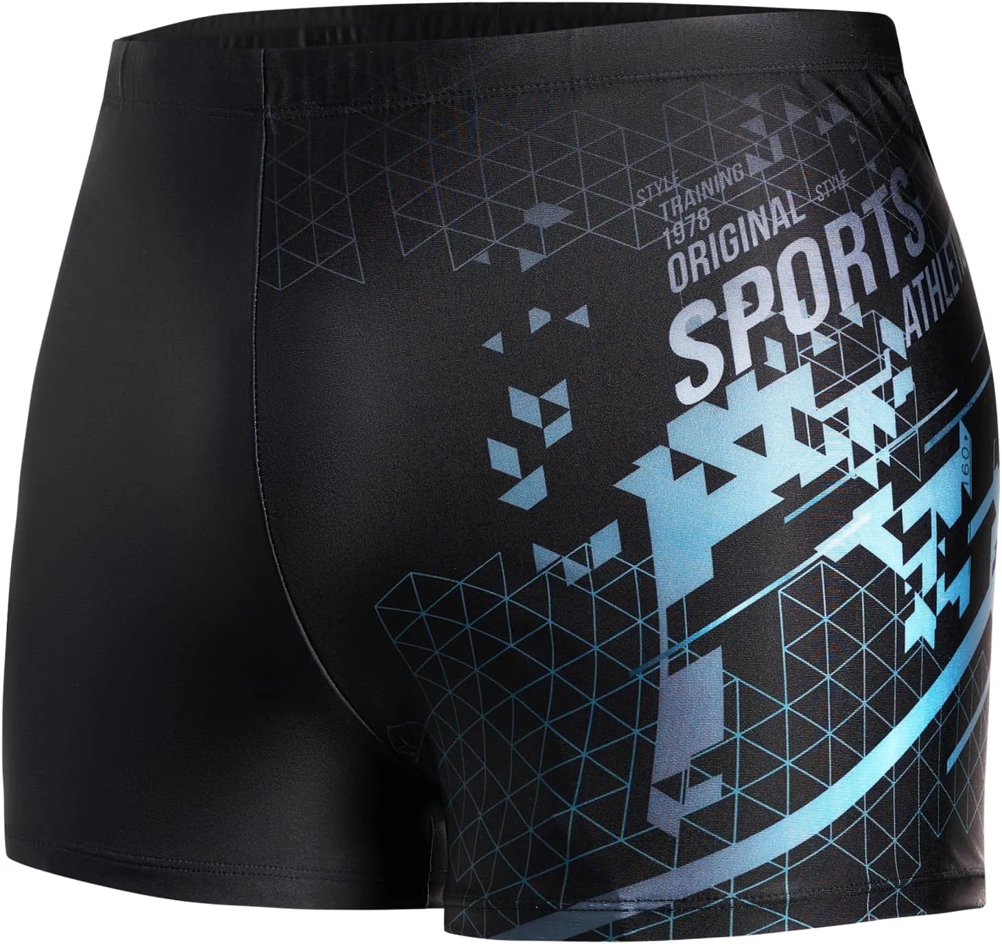 361º Jammers Swimsuit for Men, Competition Lap Swim Suit, Square Leg Endurance Training