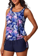 Summer Mae Womens Tankini Swimsuits Two Piece with Pockets Bathing Suits