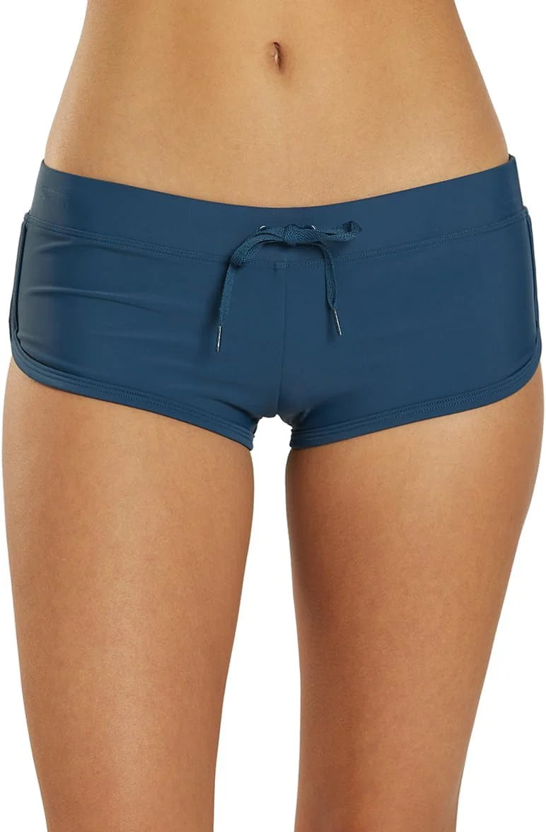 Sporti Women's Swim Shorts: Inspiring Confidence, Comfort and Shape Retaining Cheeky Boyshort- Swim Shorts Women
