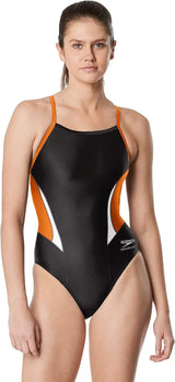 Speedo Womens Swimsuit One Piece Endurance+ Cross Back Solid Adult Team Colors