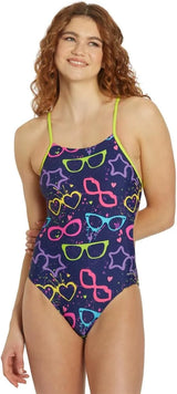 Sporti Micro Back Women's Athletic One Piece Swimsuit - Competitive Bathing Suit for Lap Swimming