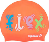 Sporti Unisex-Adult Limited Edition Silicone Swim Cap, Abstract Designs