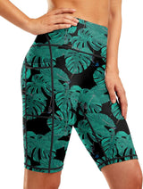G Gradual Women's 9" High Waisted Swim Board Shorts with Pockets