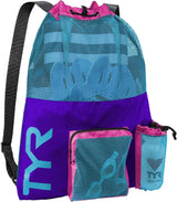 TYR Big Mesh Mummy Backpack, Red/Navy