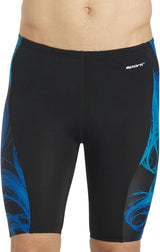 Sporti Men's Athletic Jammer Swimsuit, Multi-Color Solid Competitive Suit