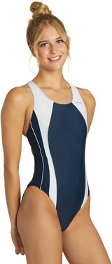Sporti Women's Athletic Wide Strap One-Piece Swimsuit, Multiple Colors