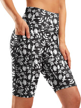 G Gradual Women's 9" High Waisted Swim Board Shorts with Pockets