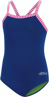 Dolfin Little Girls One Piece Swimsuit for Little Girls and Toddlers