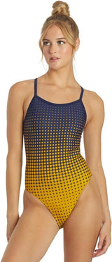 Sporti Women's Athletic Thin Strap One Piece Swimsuit, Bathing Suits Adults