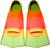 Kids Swim Fins Youth Short Blade Swimming Training Flippers
