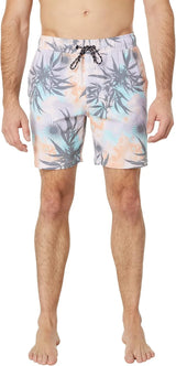 Billabong Mens Standard Elastic Waist Stretch Sundays Layback Boardshort Swim Short Trunk, 17 Inch Outseam