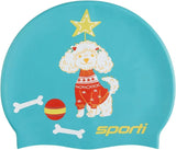 Sporti Unisex-Adult Limited Edition Silicone Swim Cap, Abstract Designs