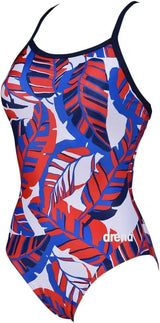 ARENA Womens Tropicals One Piece Light Drop Back Swimsuit Athletic Ladies Swimwear for Swimming