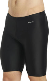 Sporti Men's Athletic Jammer Swimsuit, Multi-Color Solid Competitive Suit