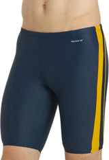 Sporti Men's Athletic Jammer Swimsuit, Multi-Color Solid Competitive Suit