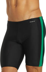 Sporti Men's Athletic Jammer Swimsuit, Multi-Color Solid Competitive Suit