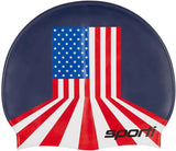 Sporti Unisex-Adult Limited Edition Silicone Swim Cap, Abstract Designs