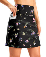 G Gradual Women's 18" Long Swim Skirt with Pockets