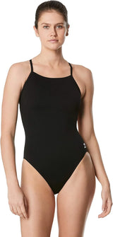 Speedo Womens Swimsuit One Piece Endurance+ Cross Back Solid Adult Team Colors