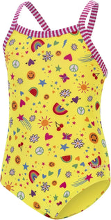 Dolfin Little Girls One Piece Swimsuit for Little Girls and Toddlers