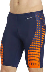 Sporti Men's Athletic Jammer Swimsuit, Multi-Color Solid Competitive Suit