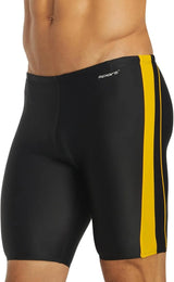 Sporti Men's Athletic Jammer Swimsuit, Multi-Color Solid Competitive Suit