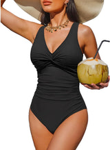 Women's Tummy Control One Piece Swimsuit Push Up Full Coverage Bathing Suit