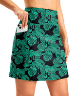 G Gradual Women's 18" Long Swim Skirt with Pockets