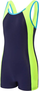 J.E Sterguard Girls' One Piece Swimsuit Athletic Girls Bathing Suits, Competition Girl Swimsuits Size 6-16 Years