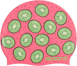 Sporti Unisex-Adult Limited Edition Silicone Swim Cap, Abstract Designs
