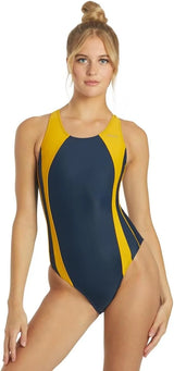 Sporti Women's Athletic Wide Strap One-Piece Swimsuit, Multiple Colors