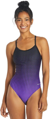 Sporti Women's Athletic Thin Strap One Piece Swimsuit, Bathing Suits Adults