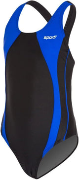 Sporti Girls' & Women's Athletic Wide Strap Abstract Print One-Piece Suit