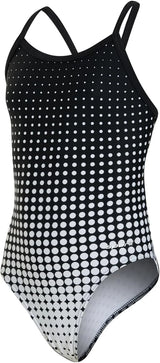 Sporti Girls' & Women's Athletic Thin Strap Lycra Printed One-Piece Suit