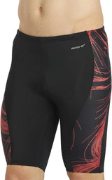 Sporti Men's Athletic Jammer Swimsuit, Multi-Color Solid Competitive Suit