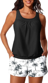 Summer Mae Womens Tankini Swimsuits Two Piece with Pockets Bathing Suits