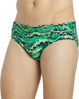Sporti Men's Athletic Swim Brief Swimsuit, Printed Colors & Solid Swimwear