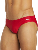 Sporti Men's Athletic Swim Brief Swimsuit, Printed Colors & Solid Swimwear