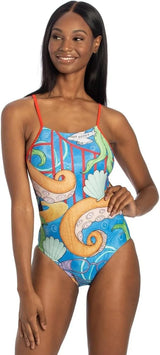 Sporti Micro Back Women's Athletic One Piece Swimsuit - Competitive Bathing Suit for Lap Swimming