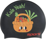 Sporti Unisex-Adult Limited Edition Silicone Swim Cap, Abstract Designs