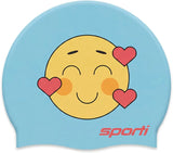 Sporti Unisex-Adult Limited Edition Silicone Swim Cap, Abstract Designs