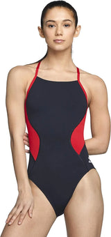 Speedo Womens Swimsuit One Piece Endurance+ Cross Back Solid Adult Team Colors