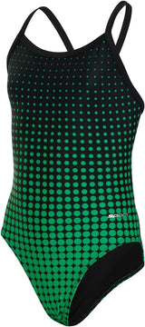 Sporti Girls' & Women's Athletic Thin Strap Lycra Printed One-Piece Suit