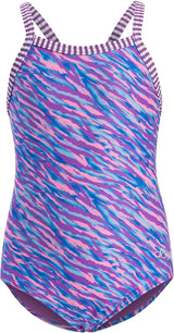 Dolfin Little Girls One Piece Swimsuit for Little Girls and Toddlers