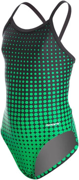 Sporti Girls' & Women's Athletic Thin Strap Lycra Printed One-Piece Suit